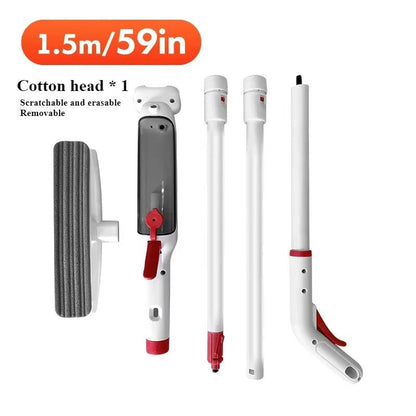 Versatile Telescopic Window Cleaner with Ergonomic Handle | Adjustable Reach for Streak-Free Shine