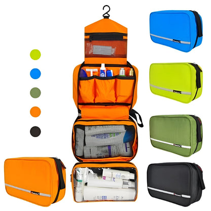 Versatile Travel Toiletry Bag with Hanging Design & Waterproof Material for Easy Organization