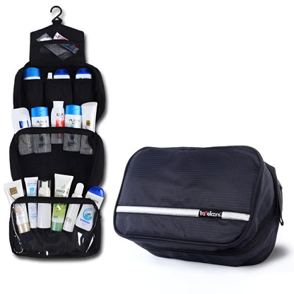 Versatile Travel Toiletry Bag with Hanging Design & Waterproof Material for Easy Organization