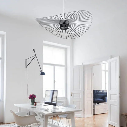 Adjustable Hanging Light Metal & Fabric for Dining Table Kitchen Island Modern Ceiling Fixture E27 Socket Wide Shade Contemporary Home Decor