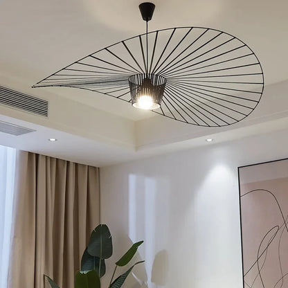 Sculptural Suspended Fixture with Adjustable Drop 59 in Diameter for Dining Tables & Open Floor Plans Kitchen Islands Modern Statement Overh