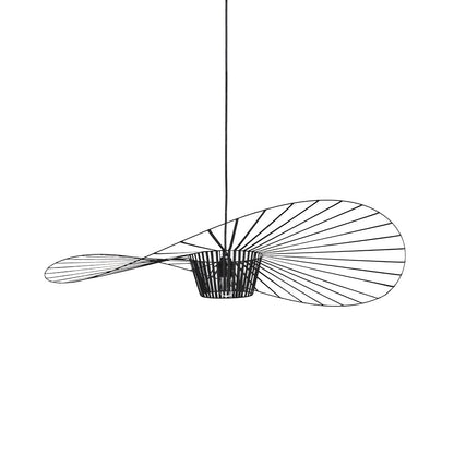 Adjustable Hanging Light Metal & Fabric for Dining Table Kitchen Island Modern Ceiling Fixture E27 Socket Wide Shade Contemporary Home Decor