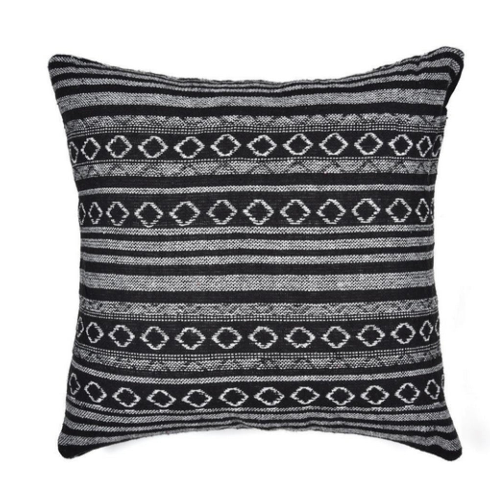 Vibrant Cushion Cover - Woven Microfiber, Bohemian Geometric Design