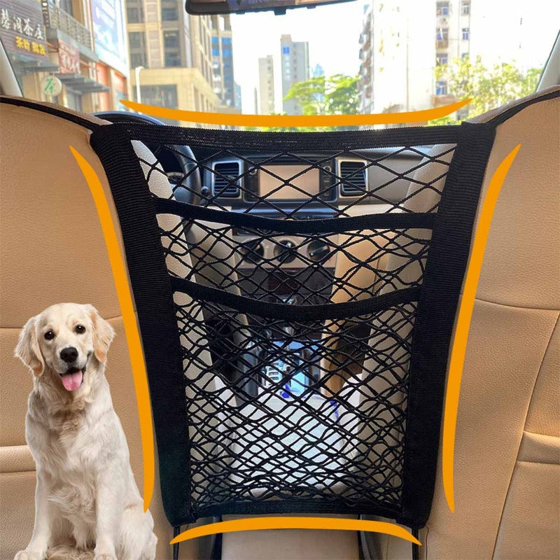 Victor Barrier | Pet Safety Net for Cars with Durable Double Layer | Adjustable Design for Secure Travel