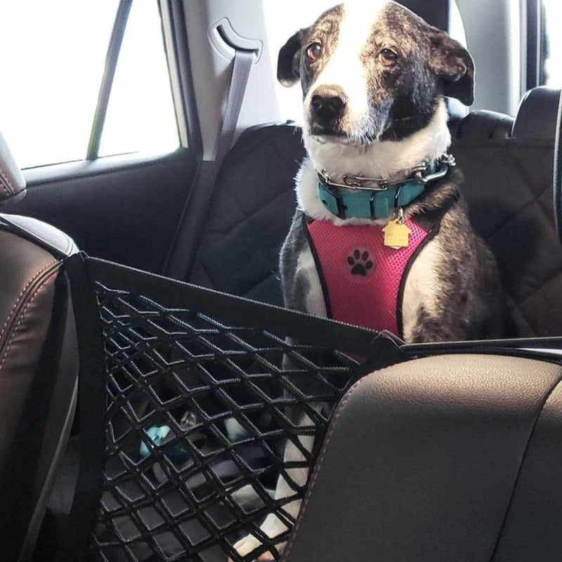 Victor Barrier | Pet Safety Net for Cars with Durable Double Layer | Adjustable Design for Secure Travel