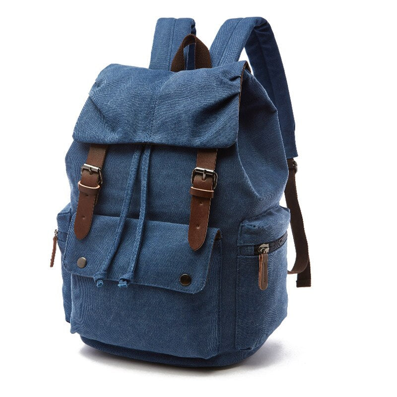 Classic Canvas Rucksack with Ample Storage for Daily Adventures