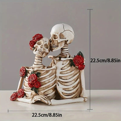 SkullMates™ - Vintage Elegant Gothic Skeleton Couple Figurine