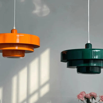 Vintage LED Pendant Light – Retro Metal Kitchen Pendant Lighting for Modern Interiors