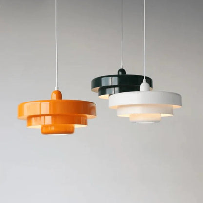 Vintage LED Pendant Light – Retro Metal Kitchen Pendant Lighting for Modern Interiors