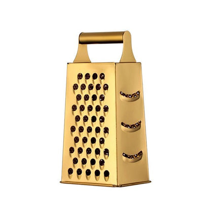 Virelle Maison | Stainless Steel Hand Grater with Ergonomic Handle | Compact Design for Effortless Grating