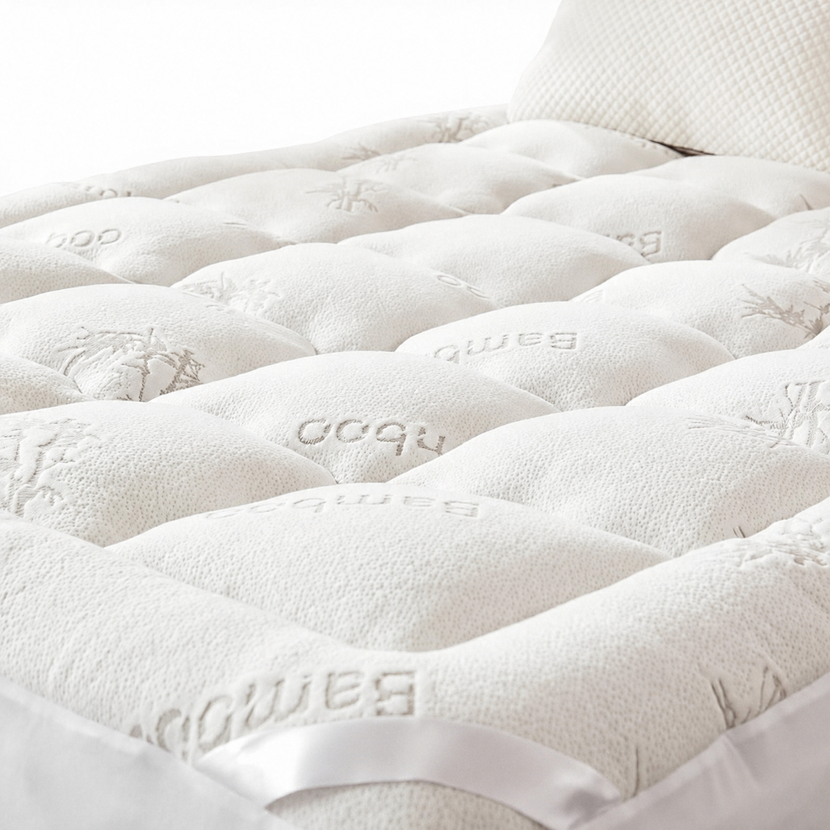 EcoComfort Collection | Bamboo Viscose Mattress Protector with Quilted Design | Waterproof & Breathable for Ultimate Sleep Comfort
