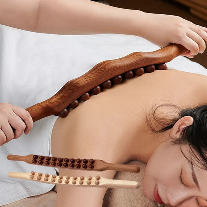 SERENIWOOD – Handcrafted Wooden Gua Sha Massage Stick
