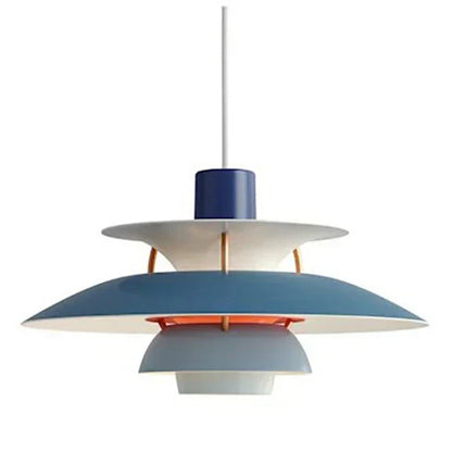 Tiered Metal Ceiling Fixture E27 Socket Mid-Century Style for Kitchen Island Dining Room Breakfast Nook Entryway Adjustable Hanging Light