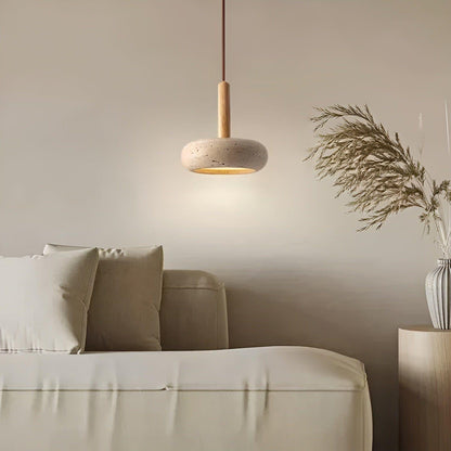 Wabi Sabi Ceiling Light | LED Pendant with Adjustable Length | Elegant Japanese Design for Tranquil Spaces
