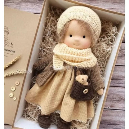 Cotton Plush Companion Doll for Creative Storytelling & Open-Ended Play | Handcrafted Soft Body Design for Kids