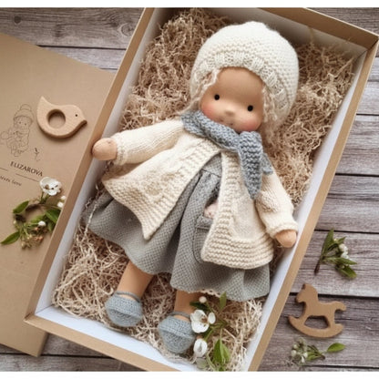 Cotton Plush Companion Doll for Creative Storytelling & Open-Ended Play | Handcrafted Soft Body Design for Kids