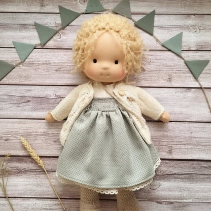 Cotton Plush Companion Doll for Creative Storytelling & Open-Ended Play | Handcrafted Soft Body Design for Kids