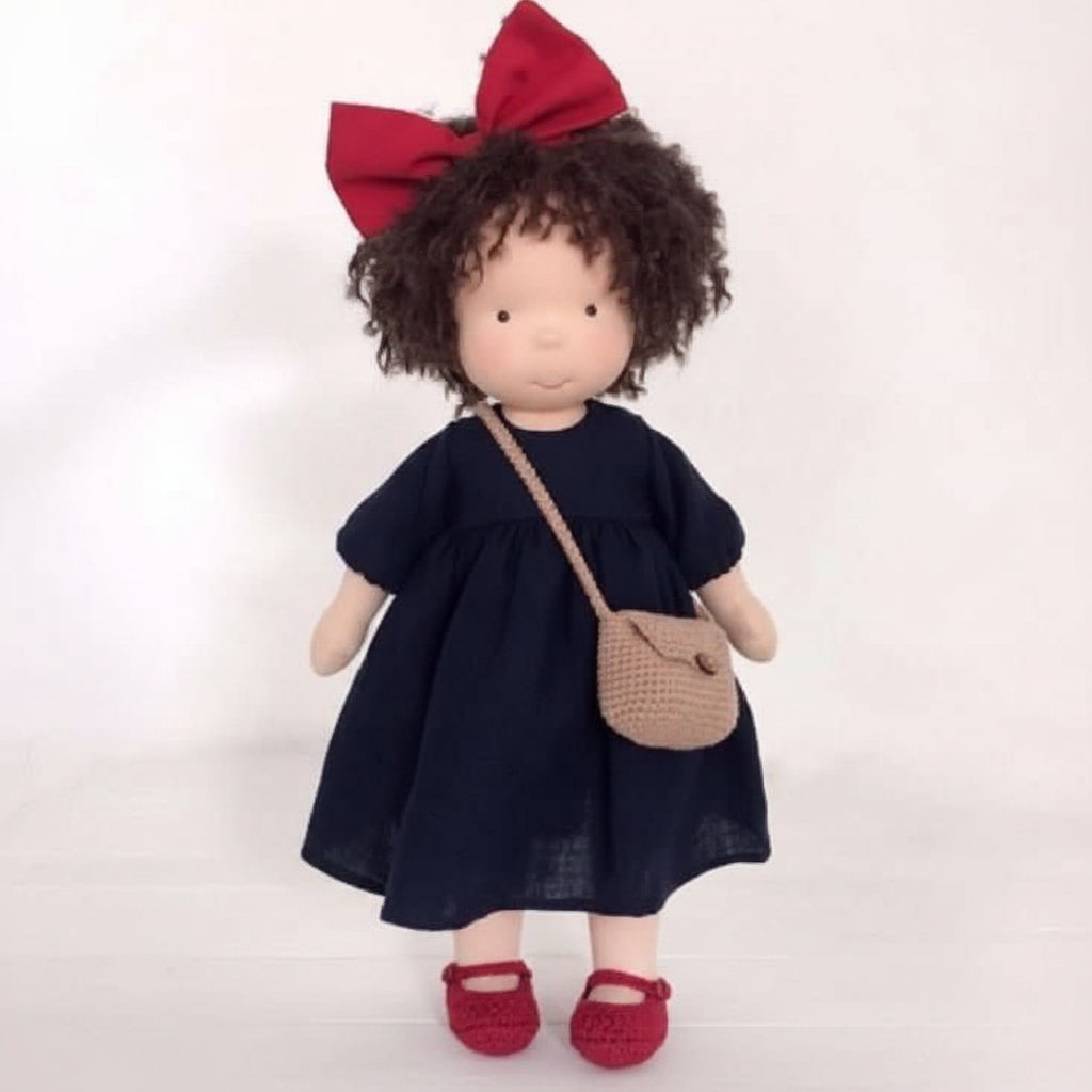 Cotton Plush Companion Doll for Creative Storytelling & Open-Ended Play | Handcrafted Soft Body Design for Kids