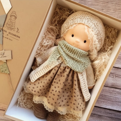 Cotton Plush Companion Doll for Creative Storytelling & Open-Ended Play | Handcrafted Soft Body Design for Kids