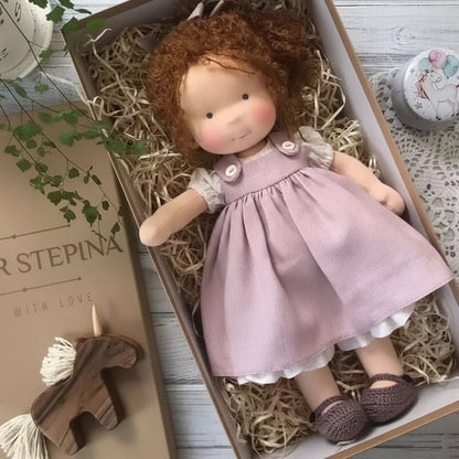 Cotton Plush Companion Doll for Creative Storytelling & Open-Ended Play | Handcrafted Soft Body Design for Kids