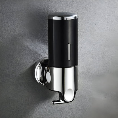 Wall-Mount Soap Dispenser for Bathroom & Kitchen | Space-Saving Metal Pump with Stainless Steel Finish & 17 oz Capacity | Liquid Soap