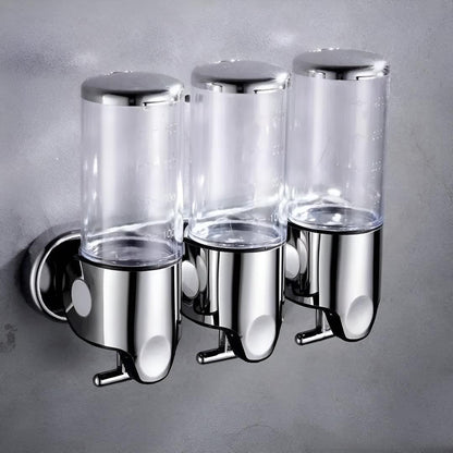 Wall-Mount Soap Dispenser for Bathroom & Kitchen | Space-Saving Metal Pump with Stainless Steel Finish & 17 oz Capacity | Liquid Soap