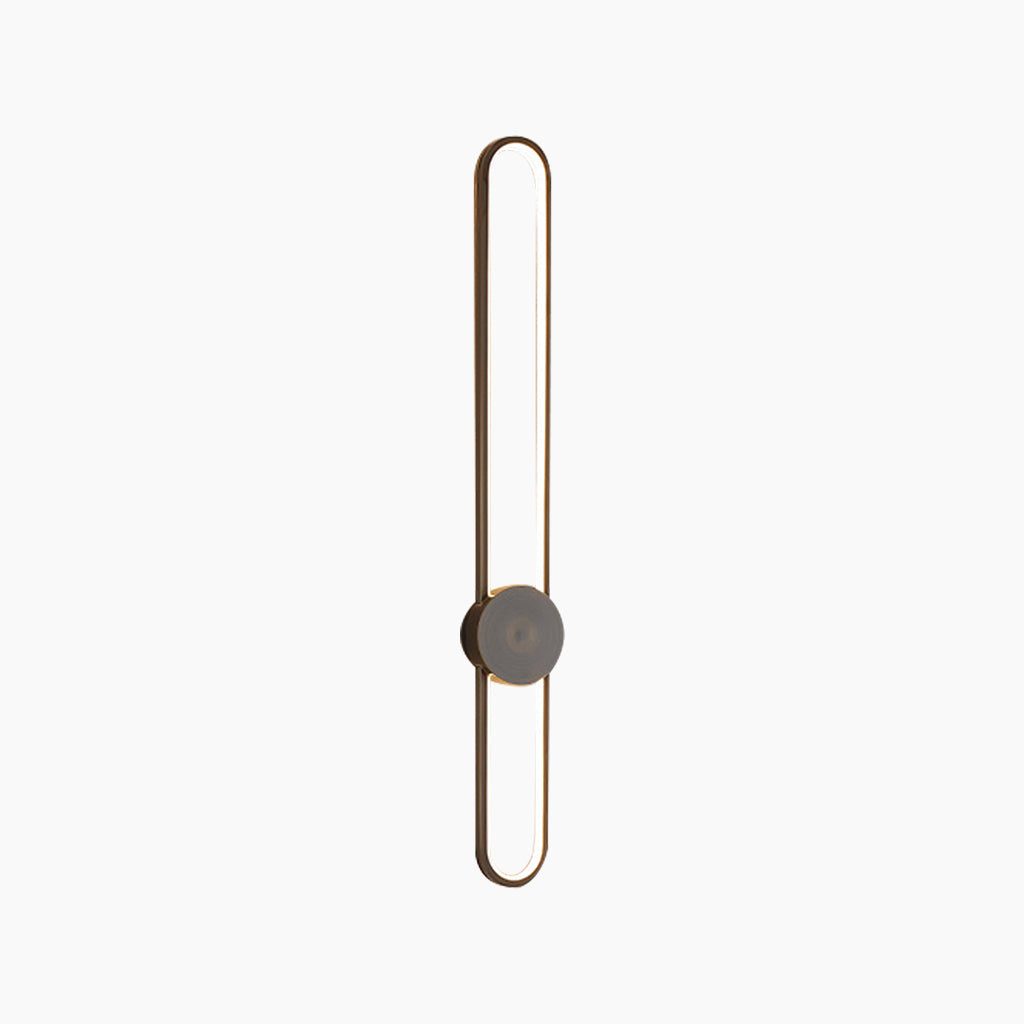 Adjustable LED Aluminum Sconce Light Fixture for Bedroom Living Room Study Modern Indoor Wall Lighting Black Gold Finish 24 35 47 Inch Verti