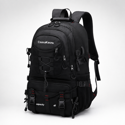 40L Hiking Backpack with USB Charging Port for Multi-Day Treks & Camping Trips – Water-Resistant Outdoor Daypack with Laptop Sleeve