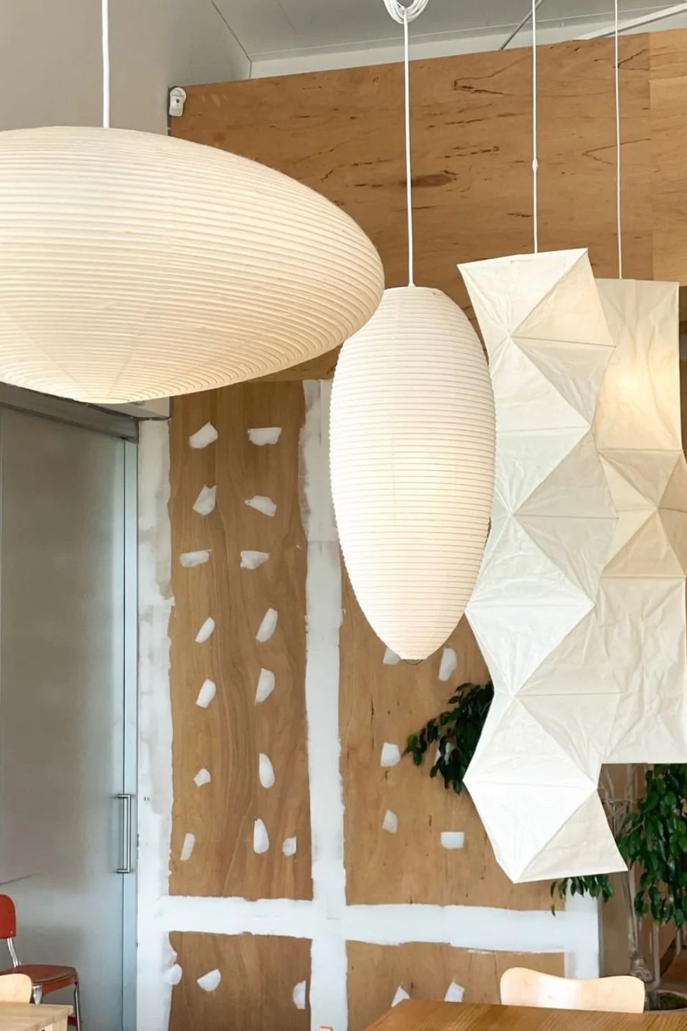 Handmade Rice Paper Sphere Pendant Lamp for Dining Room & Bedroom | Sculptural Ceiling Fixture with Adjustable Cord | E26 Edison Bulb Compat