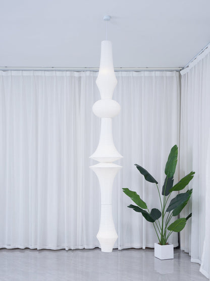 Handcrafted Paper Lantern Ceiling Light White Drum Shade Hanging Fixture E26 E27 Socket Bedroom Living Room Dining Room Ambient Glow Modern