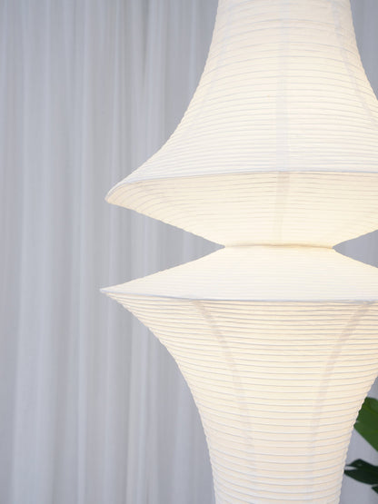 Handcrafted Paper Lantern Ceiling Light White Drum Shade Hanging Fixture E26 E27 Socket Bedroom Living Room Dining Room Ambient Glow Modern
