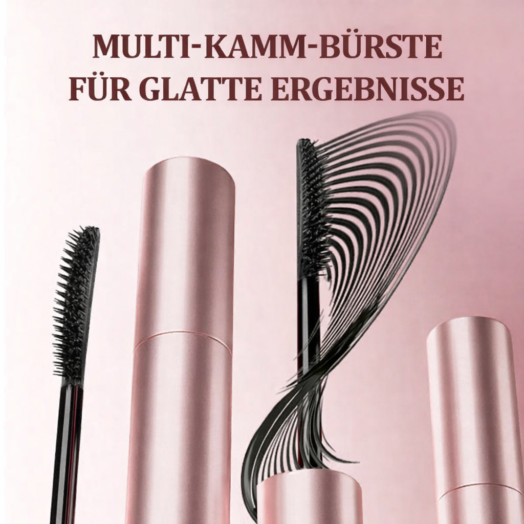 Waterproof Volumizing Mascara for Long Lashes with Precision Comb Brush – Clump-Free Definition & All-Day Wear for Sensitive Eyes & Contact