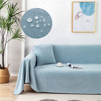 Couch Protector Cover Waterproof Non-Slip Pet-Friendly for Living Room Furniture Cotton Blend Throw Multiple Sizes Available