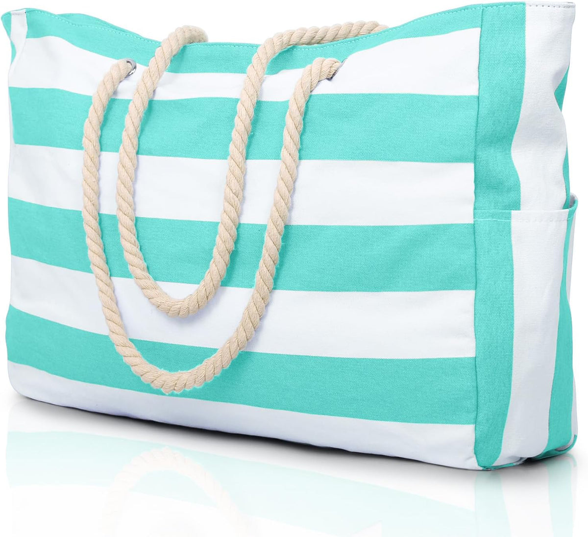 Waterproof Beach Tote Bag | Oversized with Multiple Pockets | Stylish and Practical for Women’s Coastal Adventures