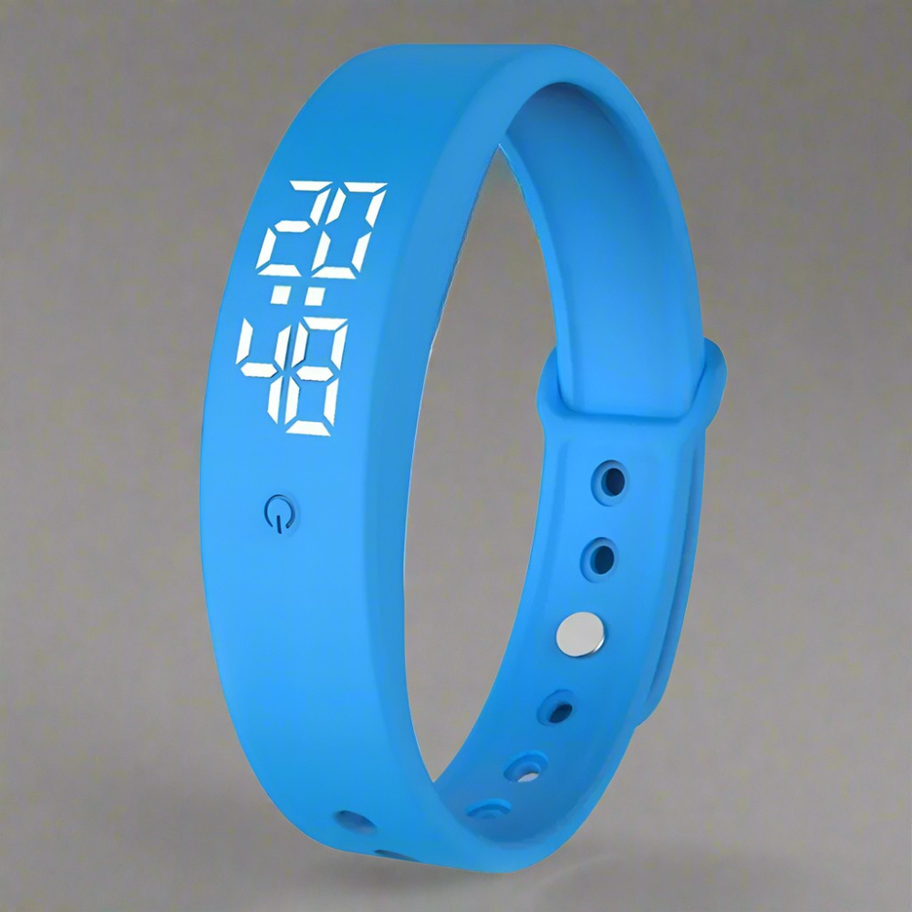Fitness Tracker | Waterproof Smartwatch with Activity & Temperature Monitoring | Adjustable Band for Daily Health Management