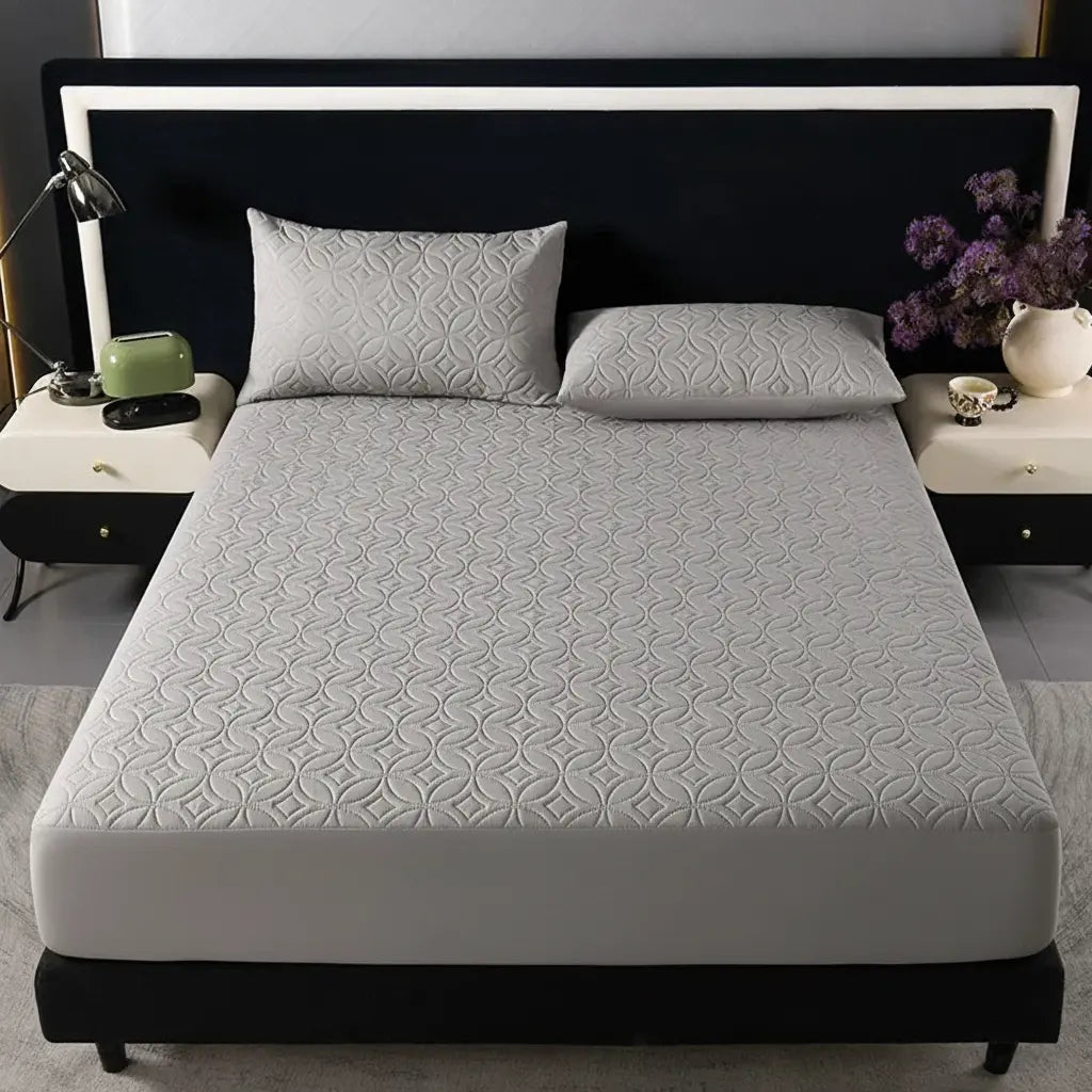 Ortekor Waterproof Mattress Protector with Deep Pocket Design | Comfortable Bed Cover for Queen Mattresses