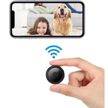 Outdoor Surveillance Camera, Mini Camera with 1080P Night Vision, Wireless Indoor Camera with Motion Detection