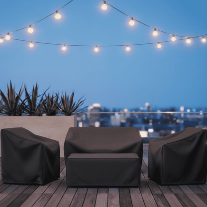 Waterproof Outdoor Furniture Cover for Patio, Garden & Deck Protection – All-Season Heavy-Duty Polyester Shield for Sofas, Tables, Chairs
