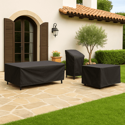 Waterproof Outdoor Furniture Cover for Patio, Garden & Deck Protection – All-Season Heavy-Duty Polyester Shield for Sofas, Tables, Chairs