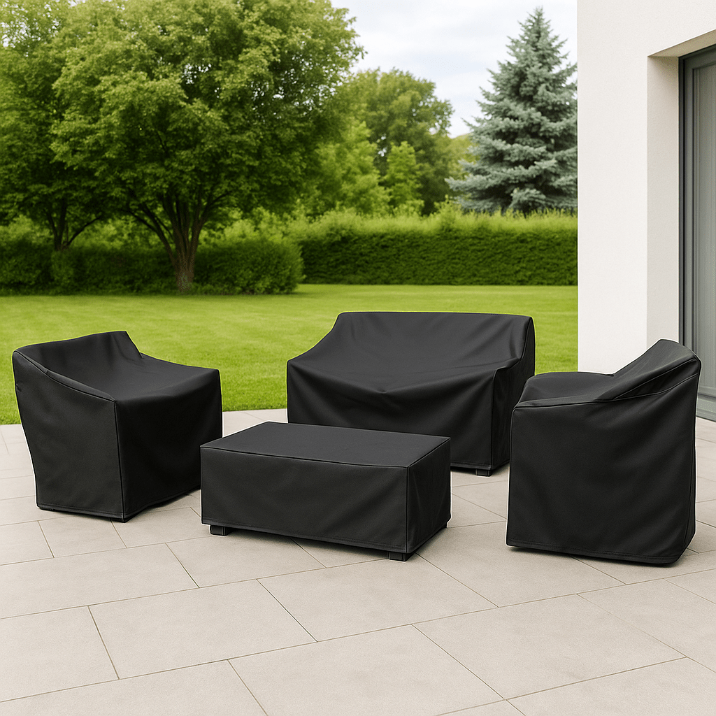 Waterproof Outdoor Furniture Cover for Patio, Garden & Deck Protection – All-Season Heavy-Duty Polyester Shield for Sofas, Tables, Chairs