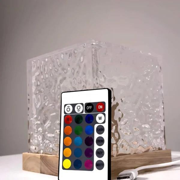 Aurora Projection Night Light - 16-Color LED Mood Lamp with Remote Control and Timer