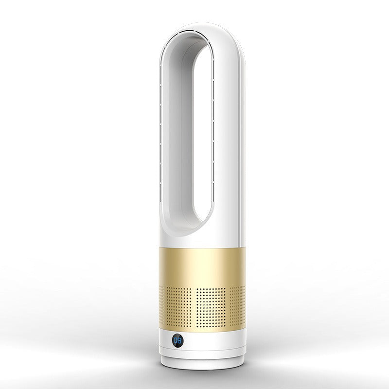 Bladeless Tower Fan with Air Purifier & Humidifier - 8 Speed Settings, 90° Oscillation, Whisper-Quiet Cooling for Bedroom, Living Room