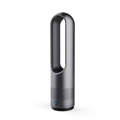 Bladeless Tower Fan with Air Purifier & Humidifier - 8 Speed Settings, 90° Oscillation, Whisper-Quiet Cooling for Bedroom, Living Room