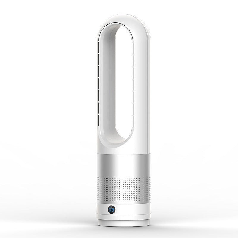 Bladeless Tower Fan with Air Purifier & Humidifier - 8 Speed Settings, 90° Oscillation, Whisper-Quiet Cooling for Bedroom, Living Room