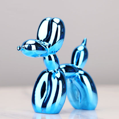 Whimsical Balloon Dog Sculpture – Playful Home Décor Art Piece in High-Quality Resin