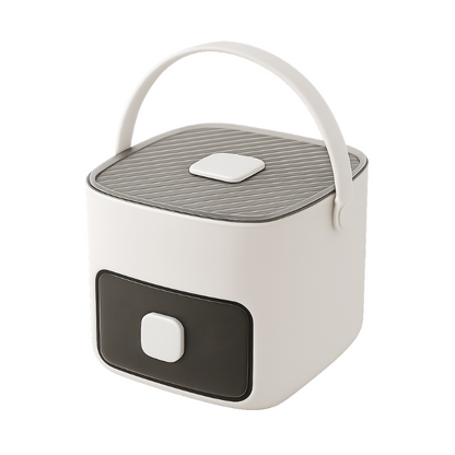 Ice Cube Maker with Press Release Storage Container for Kitchen Freezer Picnics