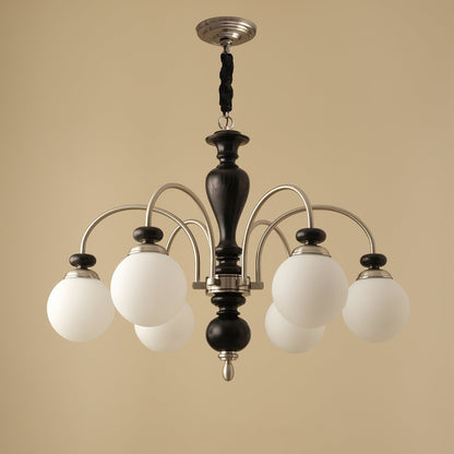 Adjustable Multi-Arm Ceiling Light Fixture E27 Black Metal Spider Chandelier for Dining Room Kitchen Island Restaurant Loft Industrial Hangi