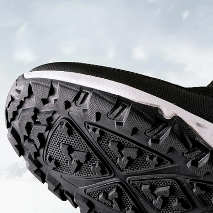 Men's Insulated Winter Boots Waterproof Side Zip Non-Slip Ankle Snow Boots for Cold Weather Hiking Walking Outdoor