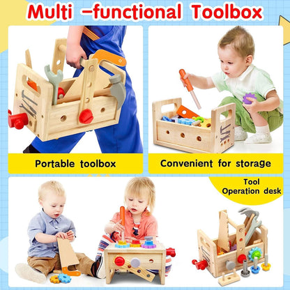 CRAFTARO – Wooden Kids Toolbox for Creative Learning and Hands-On Play