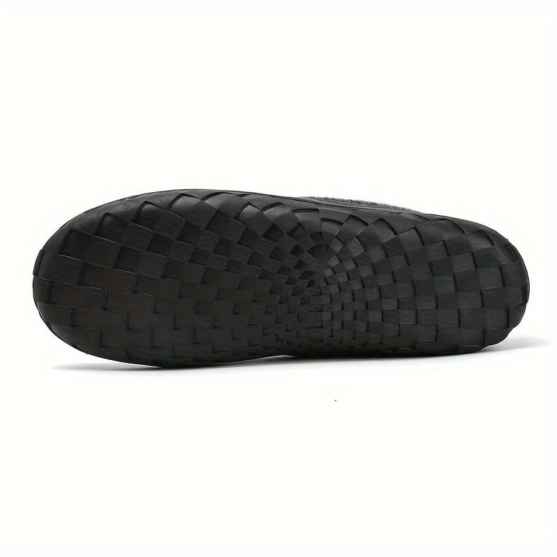Men's Synthetic Wool House Slippers for Cold Weather Indoor Comfort